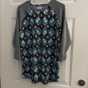 Luluroe Disney 3/4 tee shirt size xl